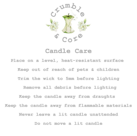 Floral Gift Set Boxed Scented Candle and New Home Card Perfect for Housewarming and Special Occasions - Crumble and Core