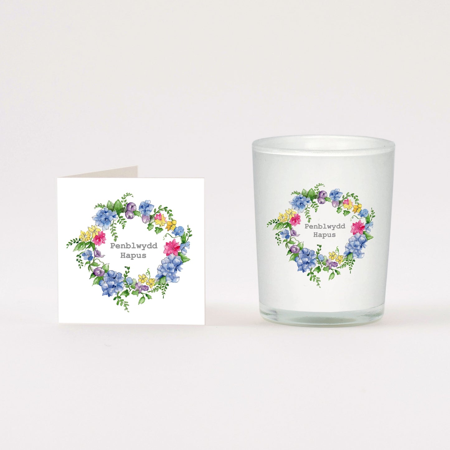 Welsh Happy Birthday Candle Card Set in a Box - Perfect Gift for Any Occasion
