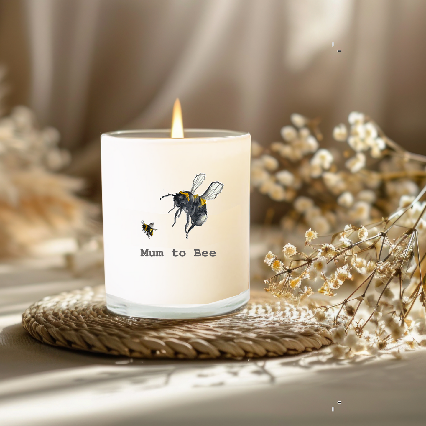Mum to Bee Boxed Candle and Card - The Perfect Gift for Expecting Mothers