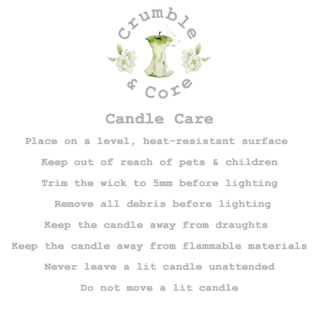 Moon and Star Candle with Matching Card - Perfect Sympathy Gift - Crumble and Core