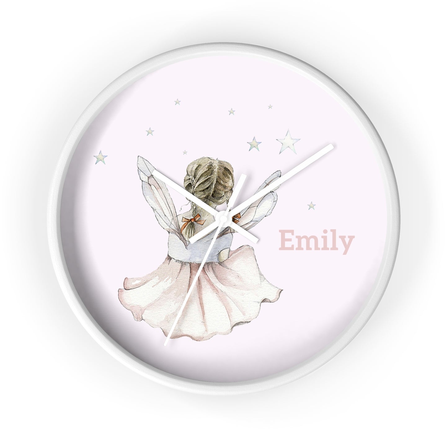 Children's Personalised Wall Clock - Magical Fairy