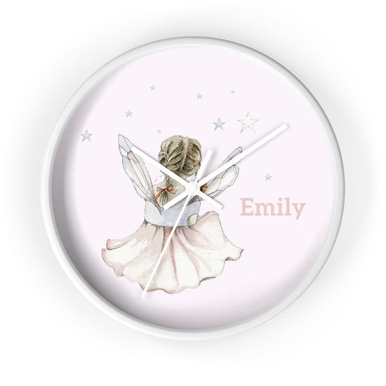 Children's Personalised Wall Clock - Magical Fairy