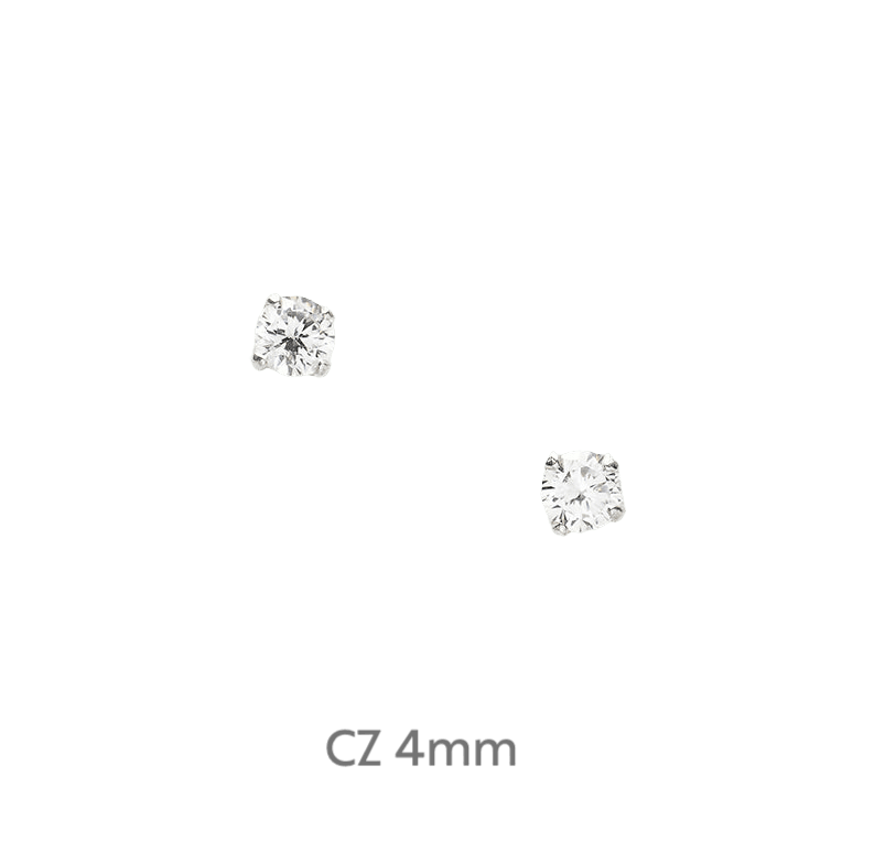 Sterling Silver Happy Birthday Stud Earrings with Gift Box Card Ideal for Celebrations - Crumble and Core