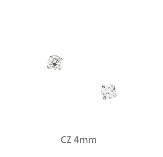 Sterling Silver Stud Earrings with Gift Boxed Card - Perfect for Gifting - Crumble and Core