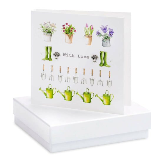 Load image into Gallery viewer, Boxed Multi Garden Earring Card Earrings Crumble and Core White  

