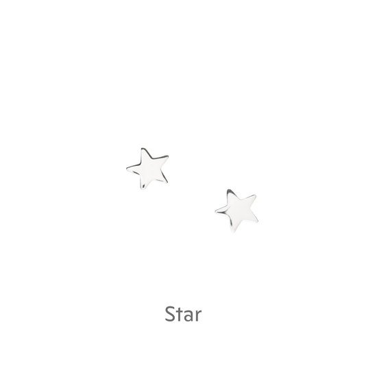 a pair of white stars on a black background