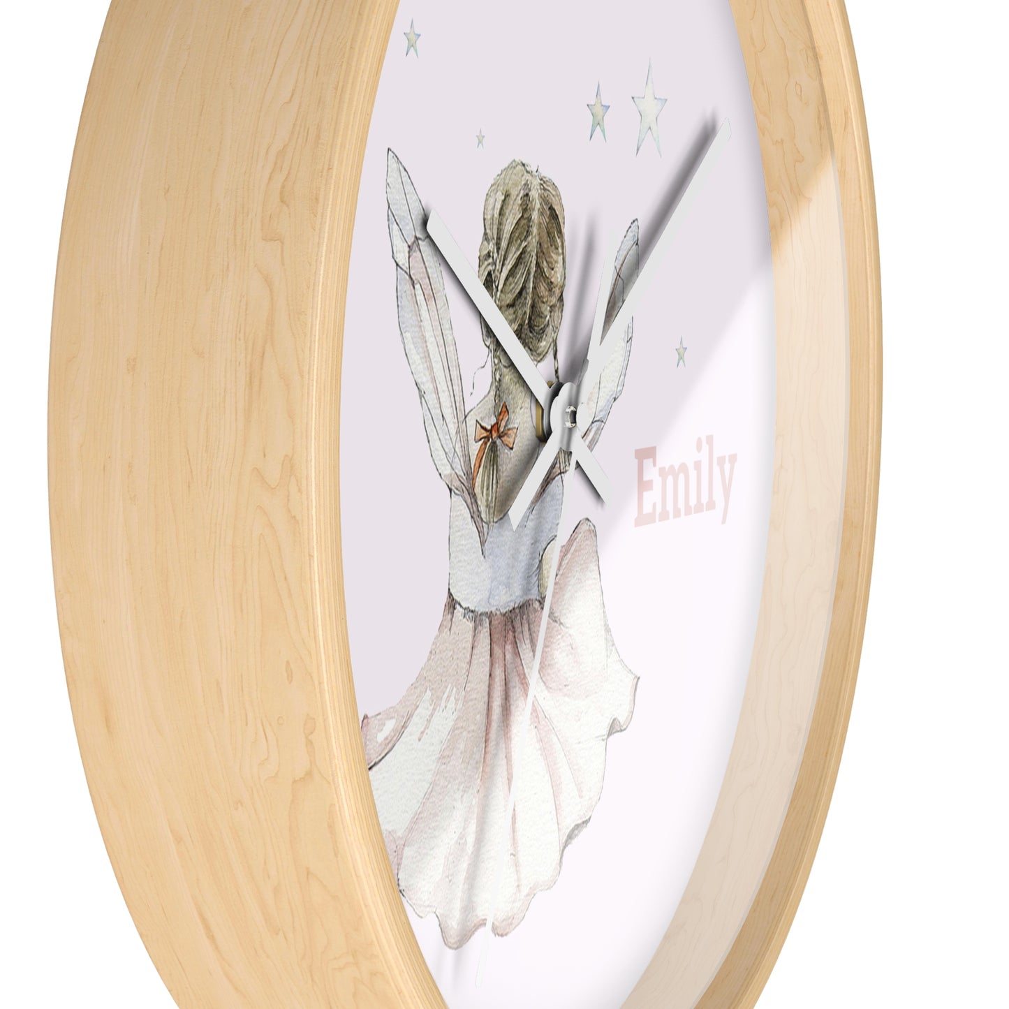 Children's Personalised Wall Clock - Magical Fairy
