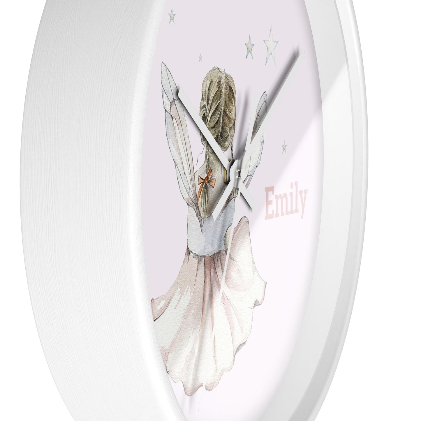 Children's Personalised Wall Clock - Magical Fairy