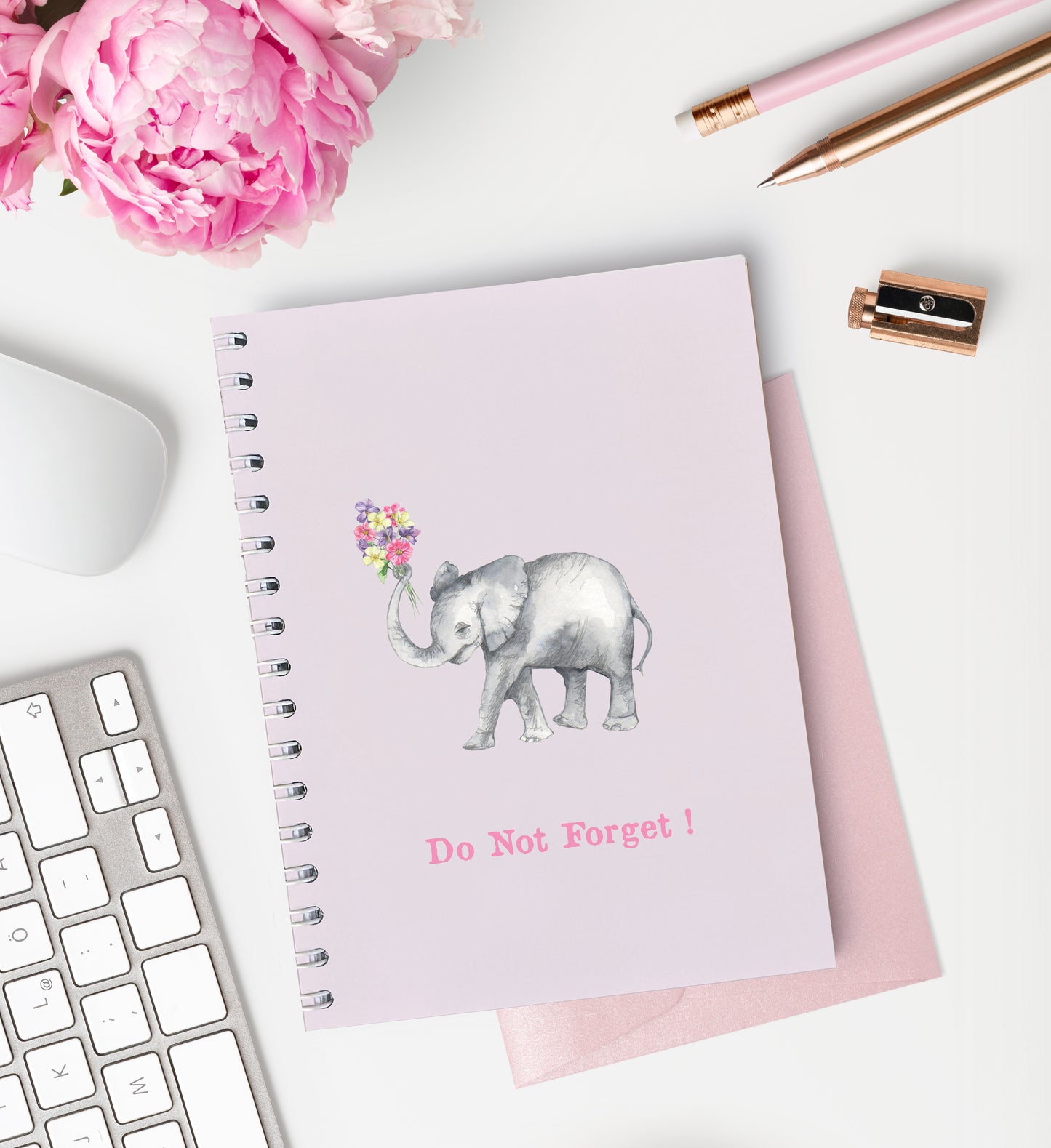 Elephant Design Wire Bound Notebook - Perfect for Note Taking and Journaling  Search Engine Optimized