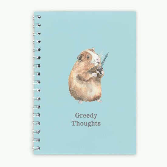 Wire Bound Notebook - Guinea Pig Notebooks & Notepads Crumble and Core A6  