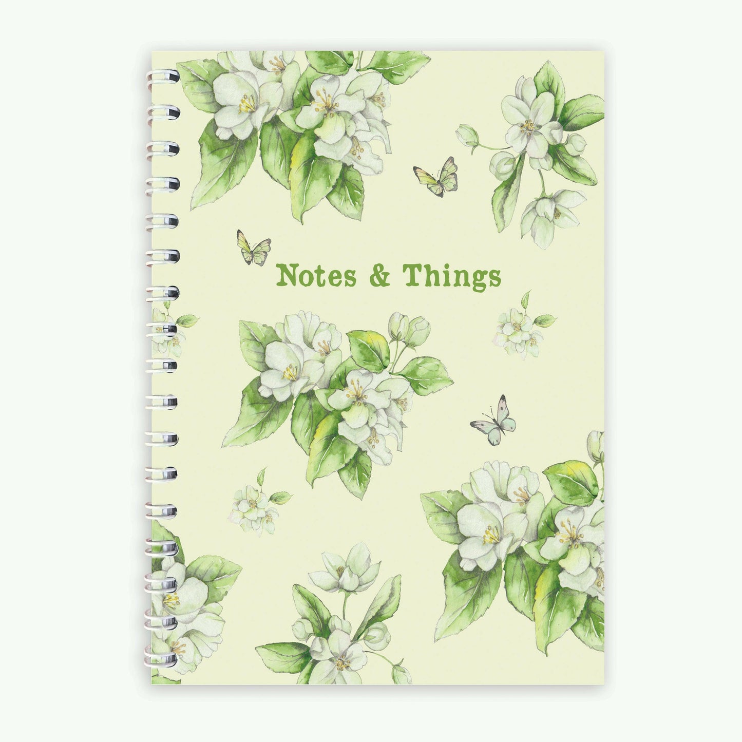 Wire Bound Notebook - Blossom Cream Notebooks & Notepads Crumble and Core A6  