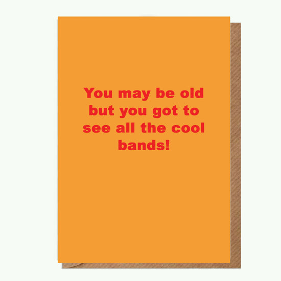 You May be Old A6 Greeting Card Greeting & Note Cards Crumble and Core   