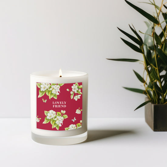 Bright Blooms Boxed Candle with Lovely Friend Card - Perfect Gift for Loved Ones