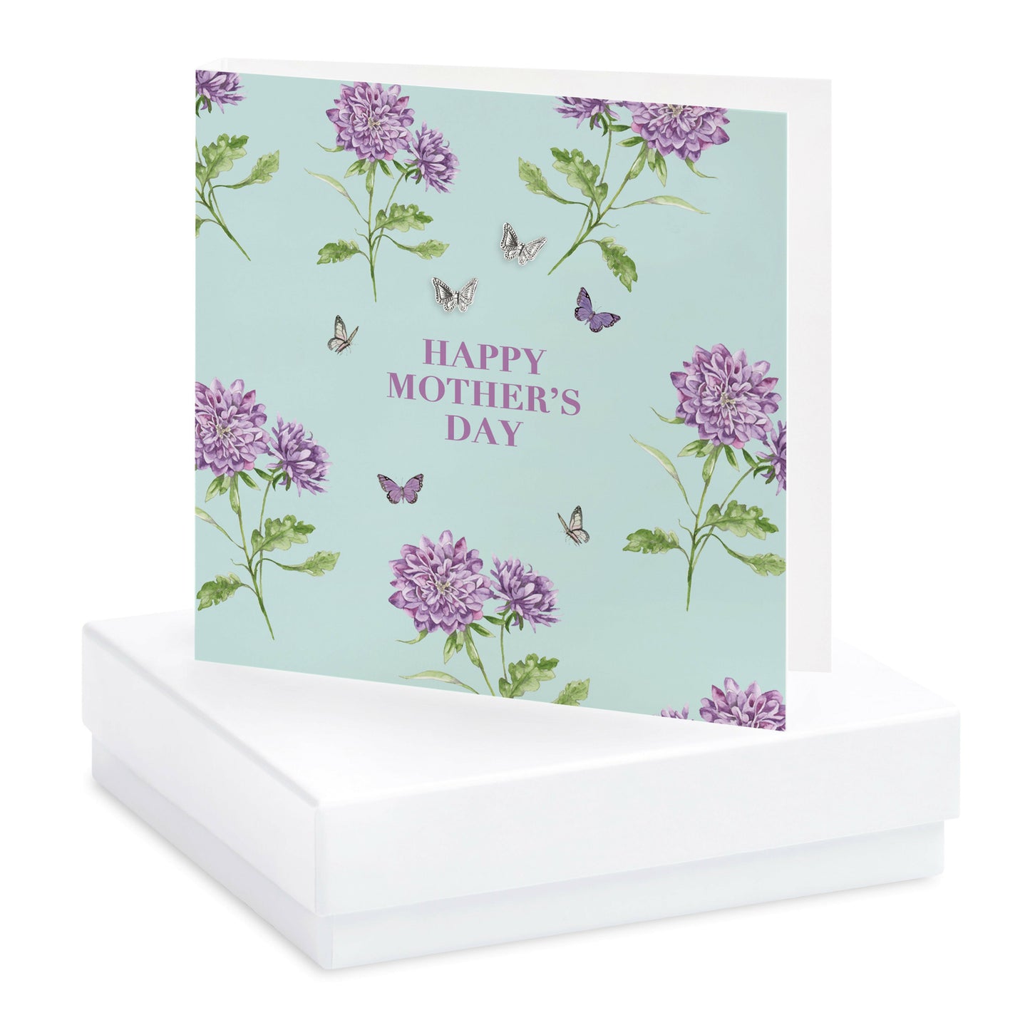 Bright Blooms Mother's Day Boxed Card with Jewellery Earrings Crumble and Core   