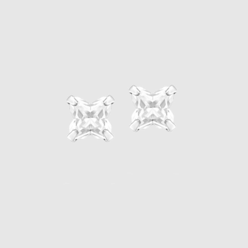 Butterfly Shaped Crystal Silver Earring Stud Earrings Crumble and Core   