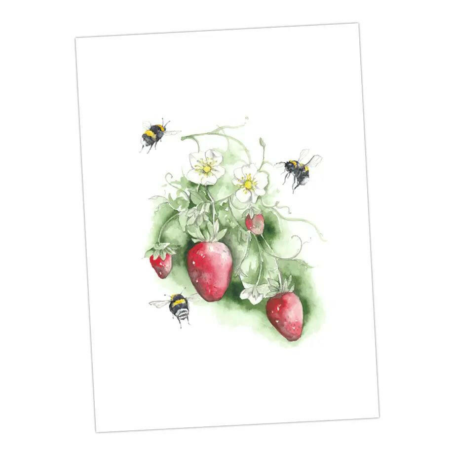 Boxed 'Bumble Bee' pack of assorted A6 cards Greeting & Note Cards Crumble and Core   