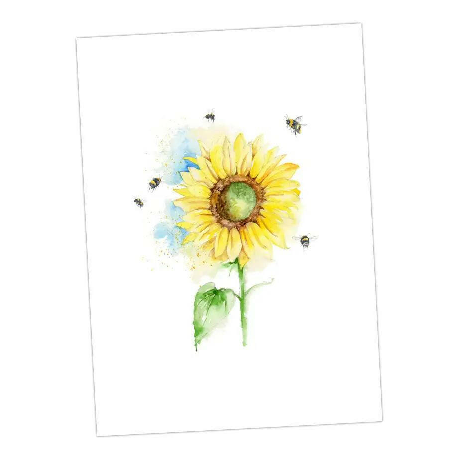 Boxed 'Bumble Bee' pack of assorted A6 cards Greeting & Note Cards Crumble and Core   