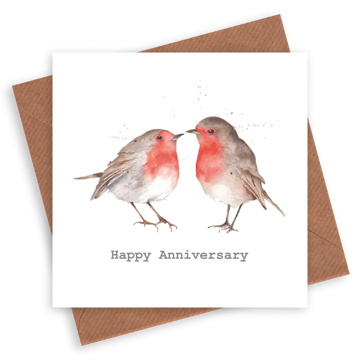 Kissing Robins, Anniversary Card