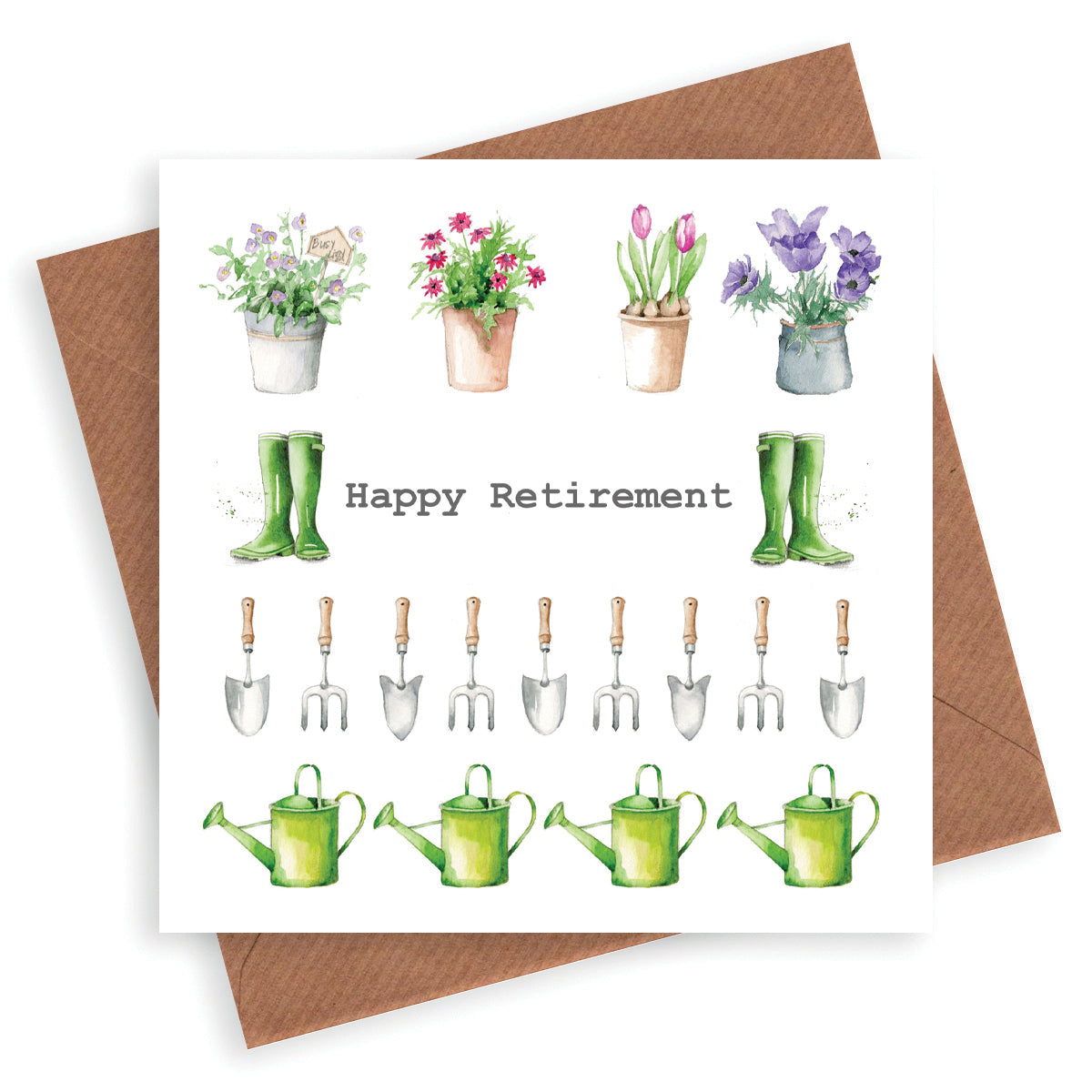 Gardening Retirement Card