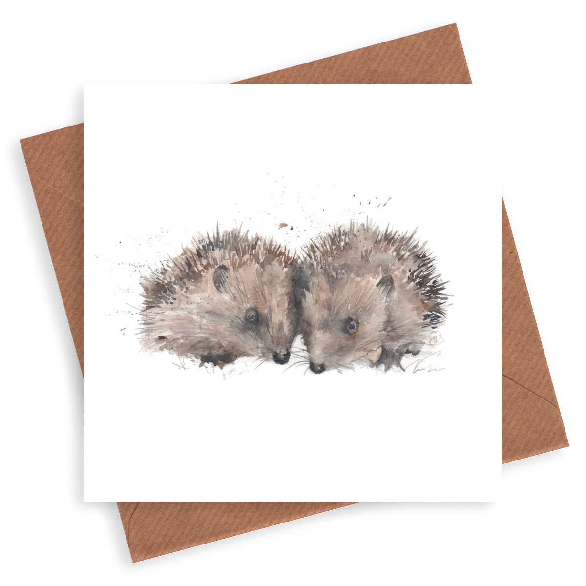 Mr and Mrs Hedgehog Card