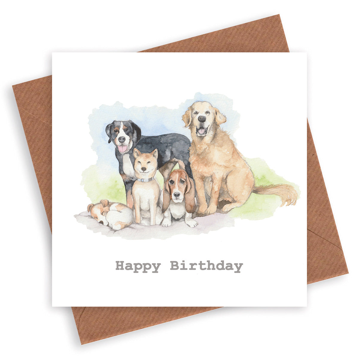 Dog Birthday Greeting Card