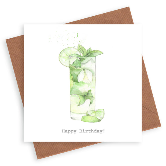 Mojito Birthday Card