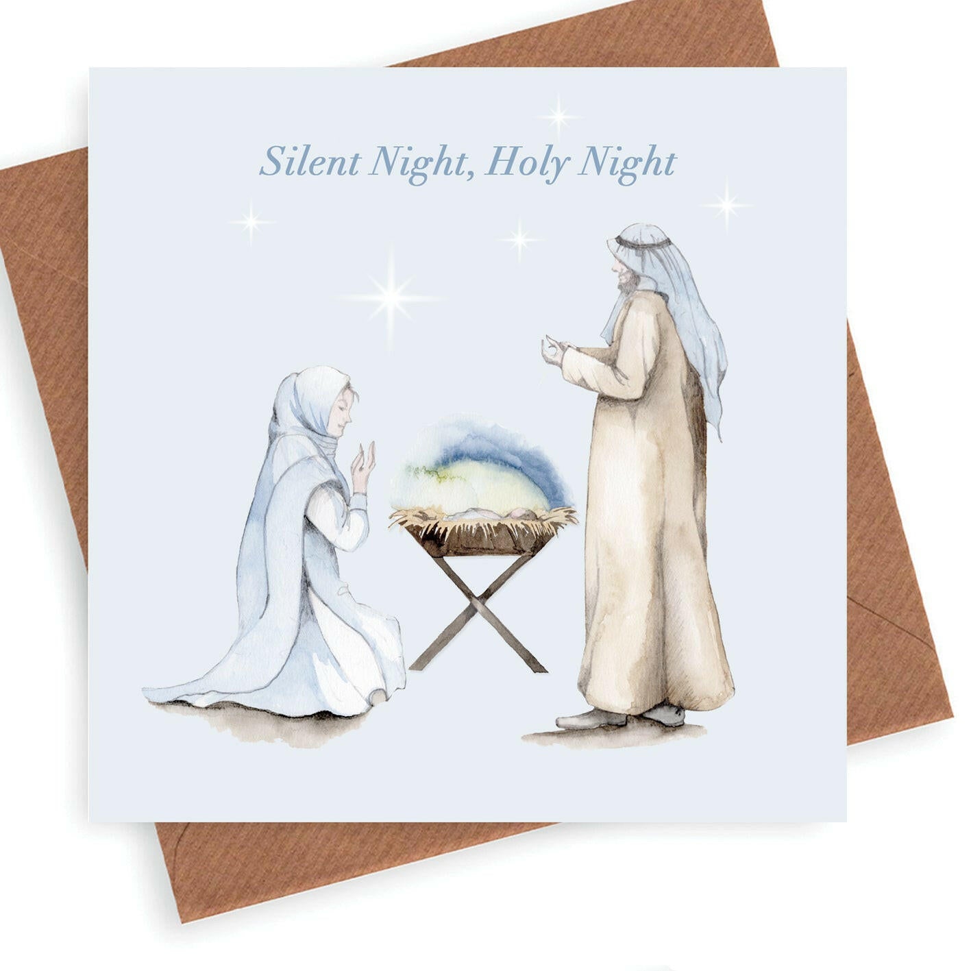 Christmas Nativity Greeting Card Greeting & Note Cards Crumble and Core   