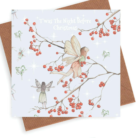 Christmas Fairies Greeting Card Greeting & Note Cards Crumble and Core   