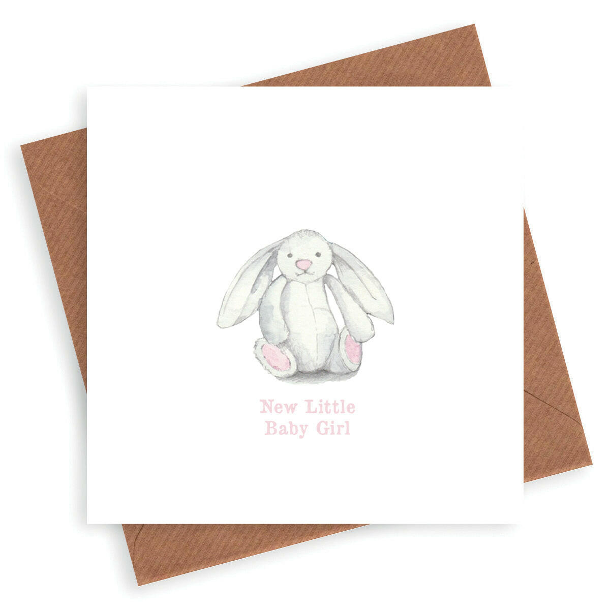 New Little Baby Boy Bunny Greeting & Note Cards Crumble and Core   