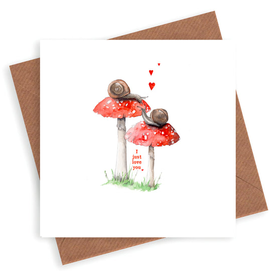 Whimsical Snails in Love Greeting Card - The Perfect Choice for the One You Love on Anniversaries and Special Occasions