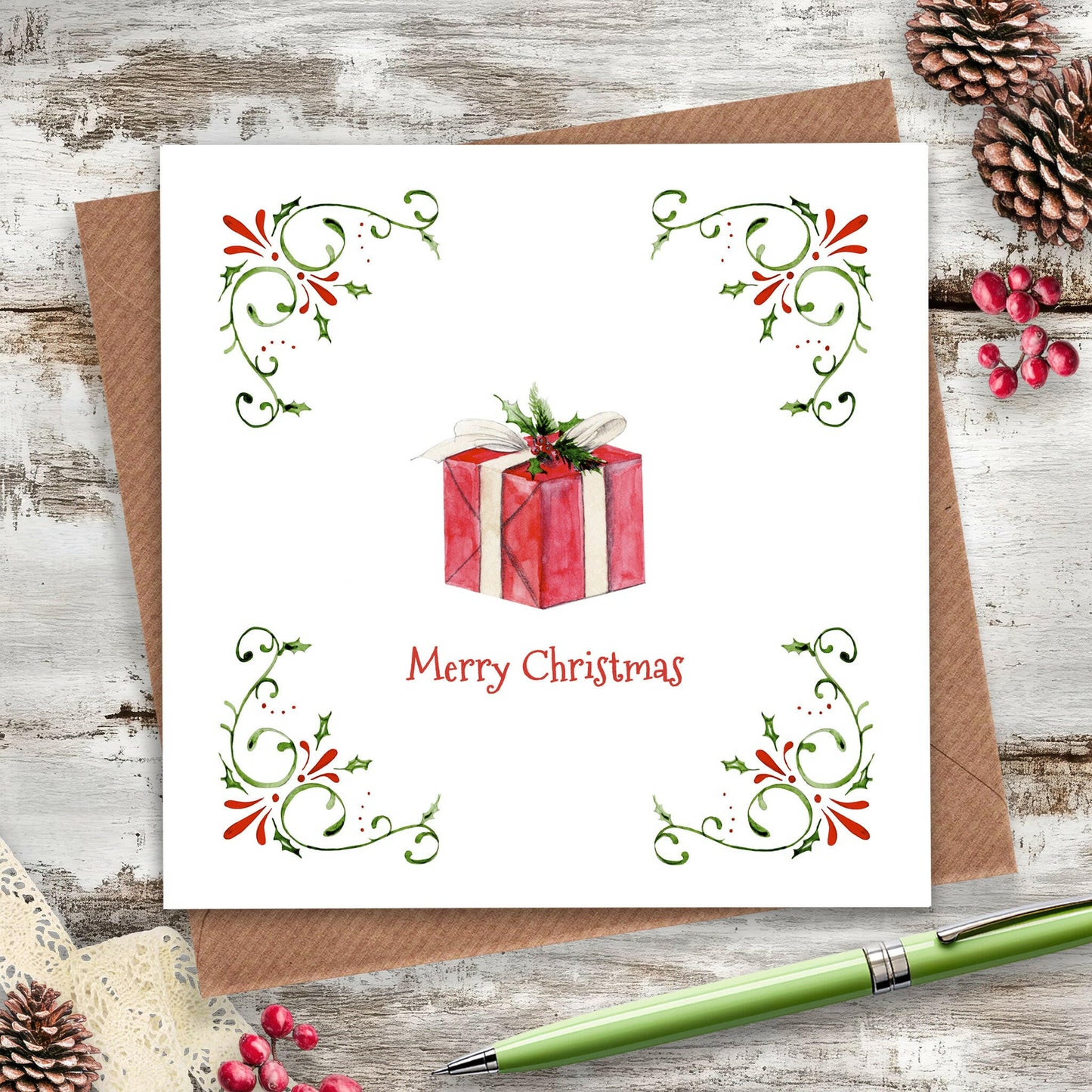 Christmas Present Greeting Card