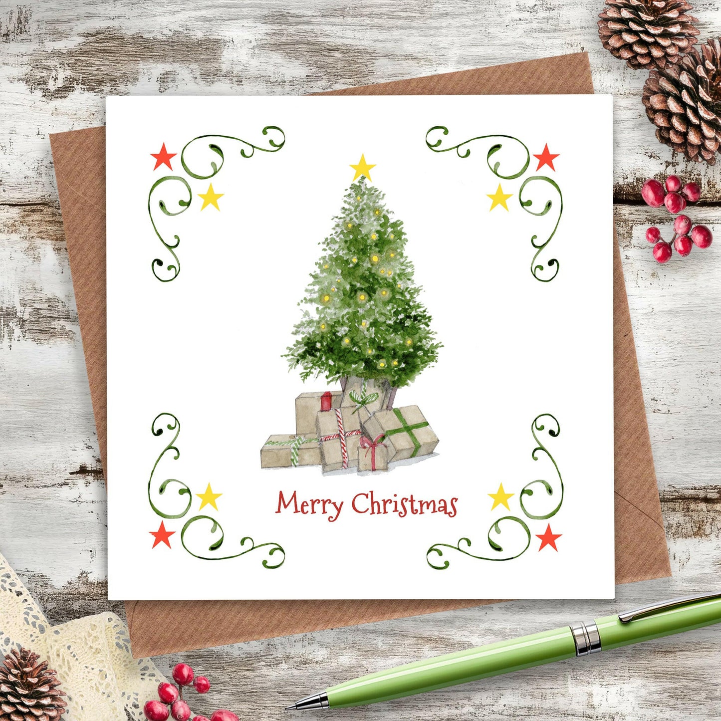 Christmas Tree Greeting Card