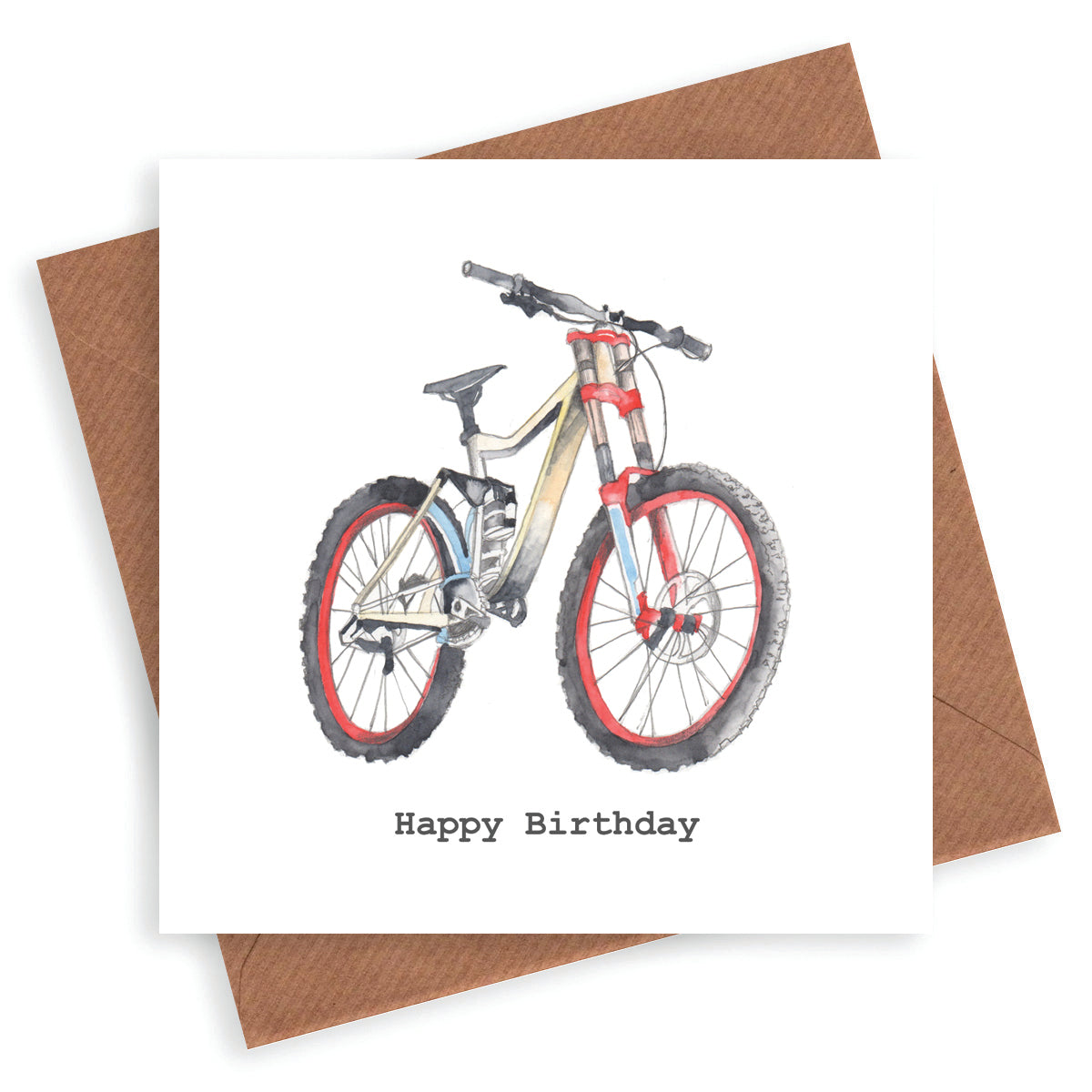 Bike Happy Birthday Card