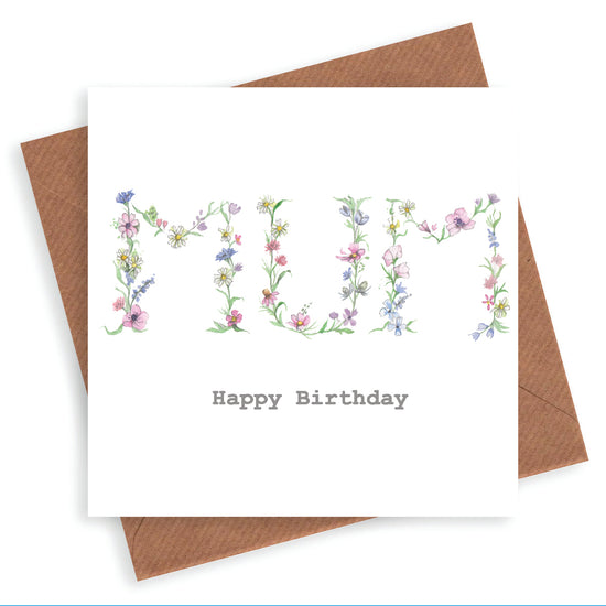 Floral Mum Birthday Card