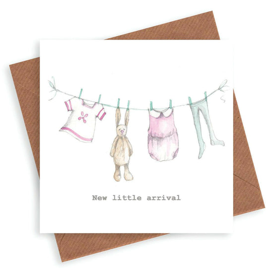 Little Pink Washing Line - Crumble and Core