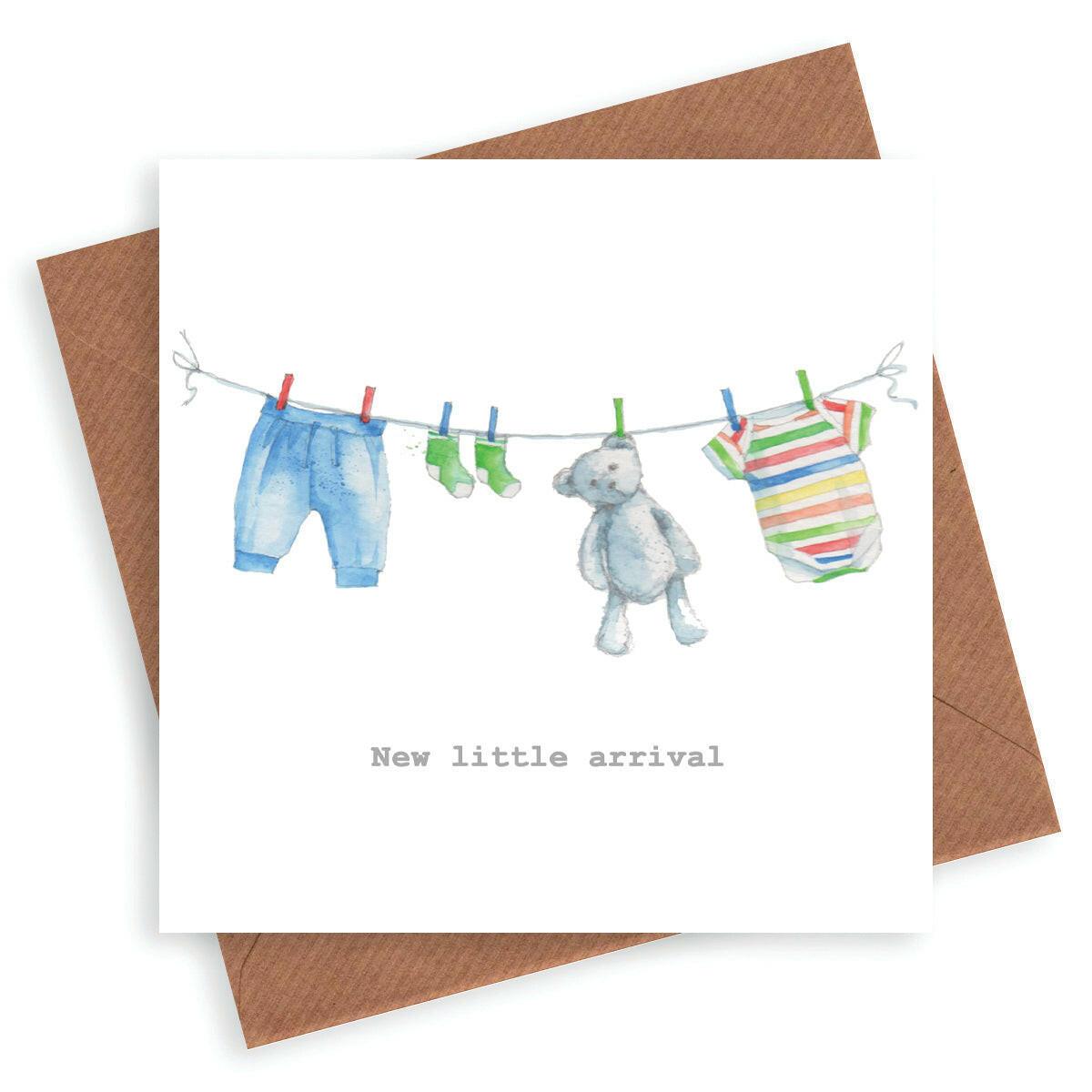 Little Blue Washing Line - Crumble and Core