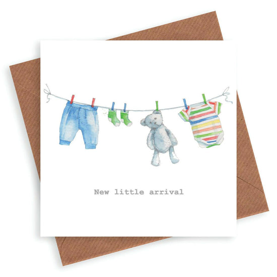 Little Blue Washing Line - Crumble and Core