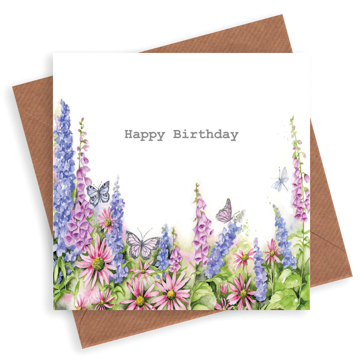 English Country Garden Birthday Card