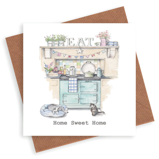 Home Sweet Home Aga Card