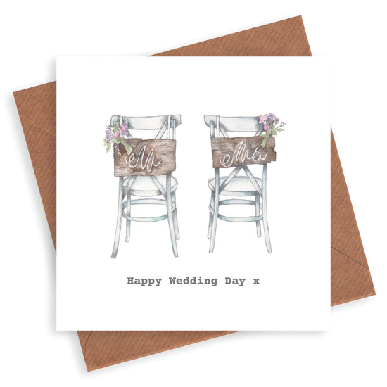 Wedding Chairs Card