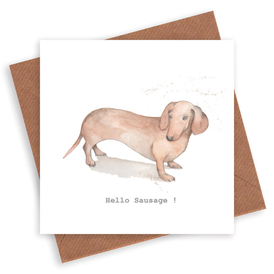 Sausage Dog Card