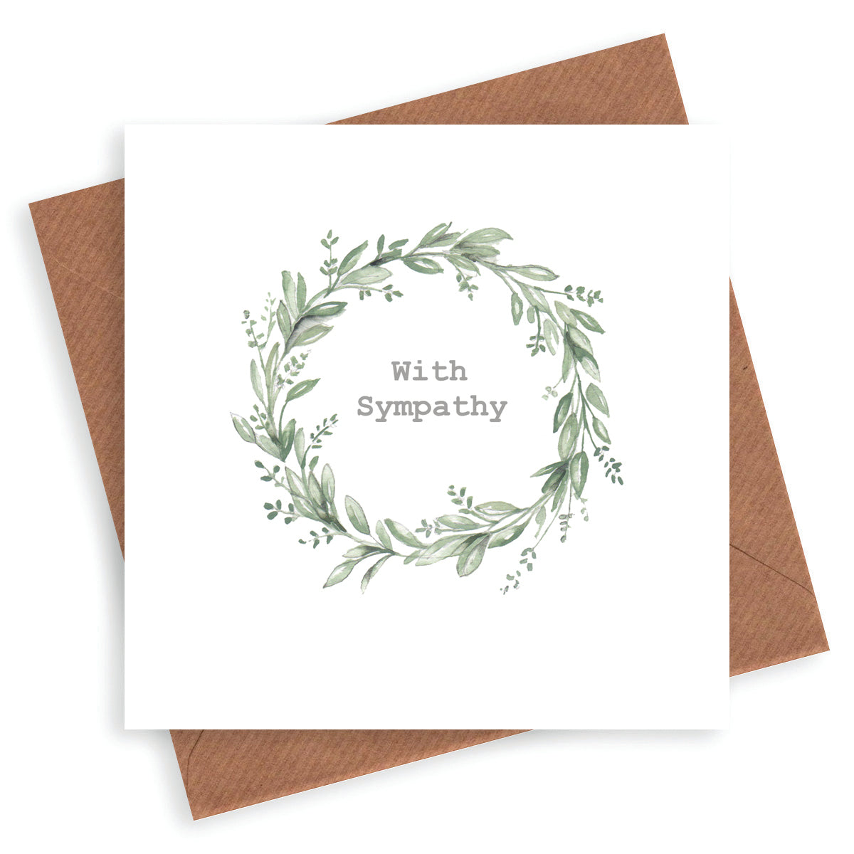 Sympathy Wreath Card