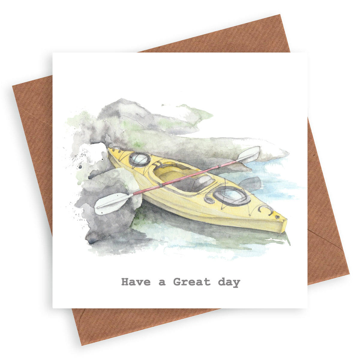 Kayak Birthday Card