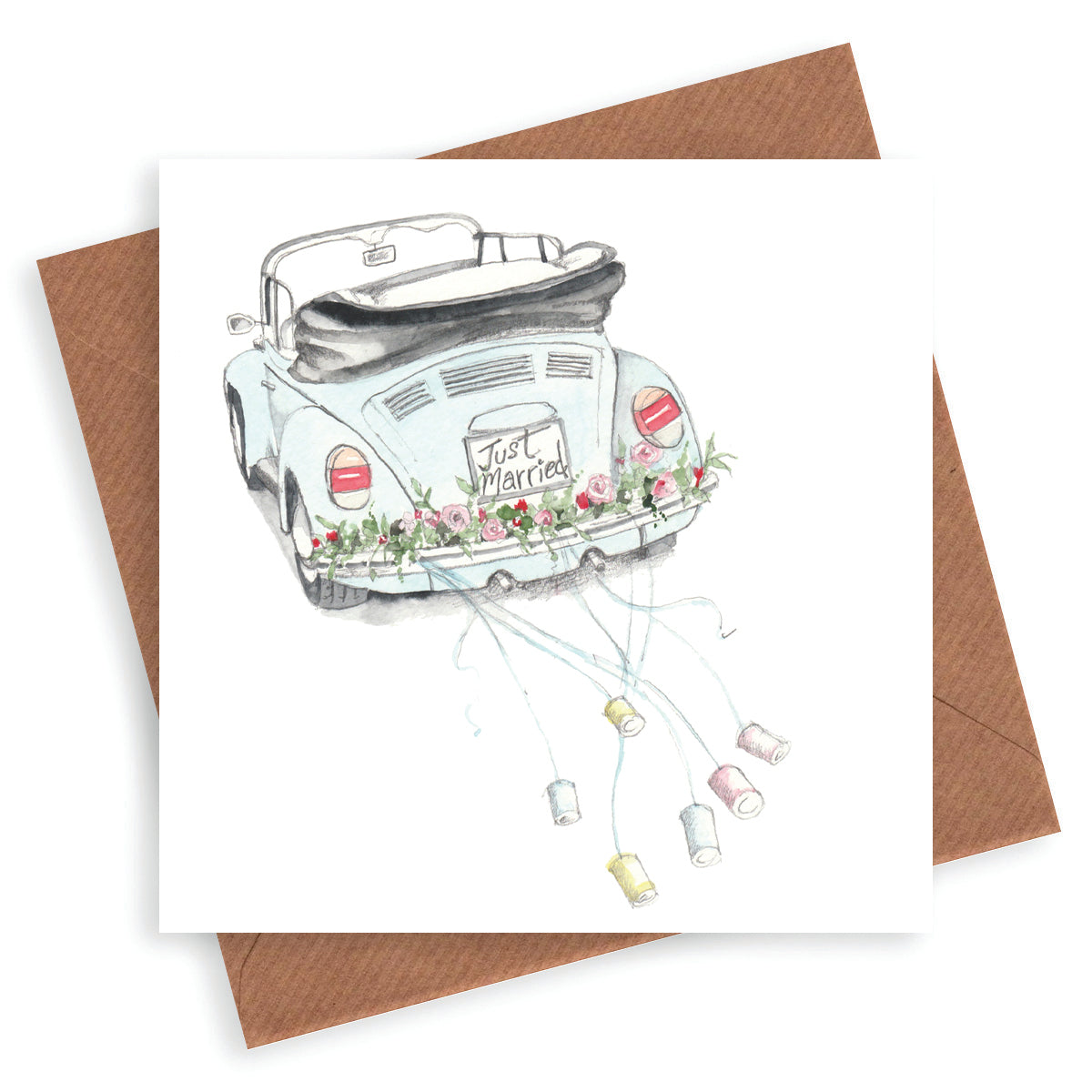 Car Wedding Card