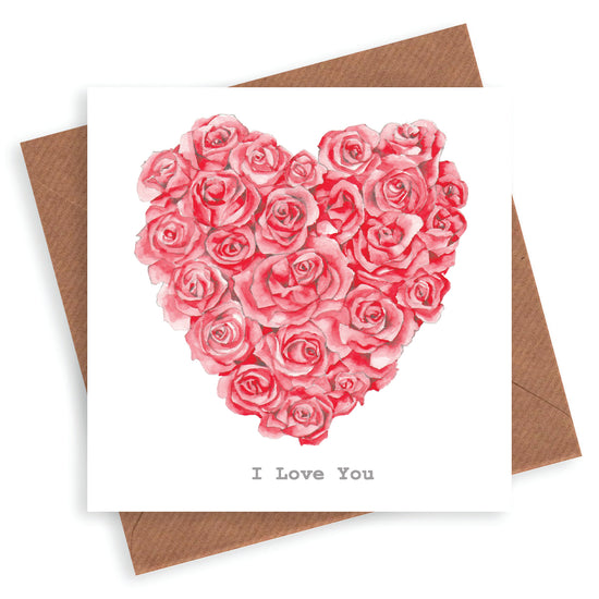 Rose Heart Card