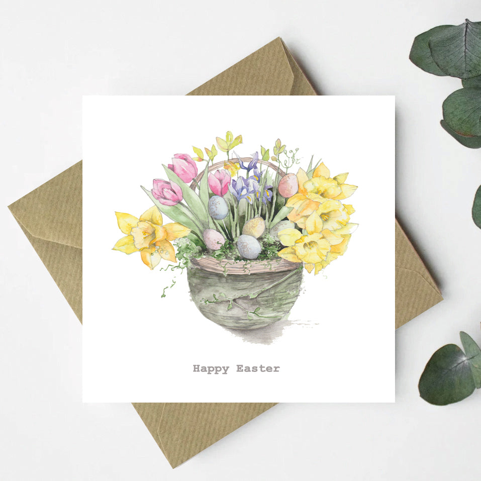 Easter Basket Greeting Card