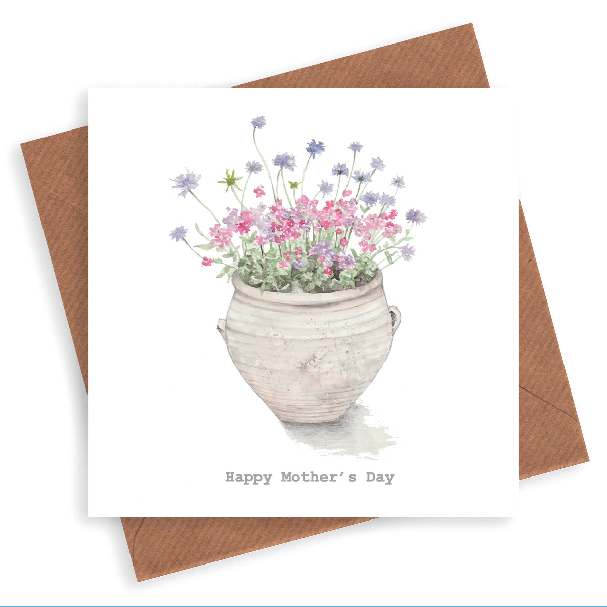Terracota Pot Mother's Day Card