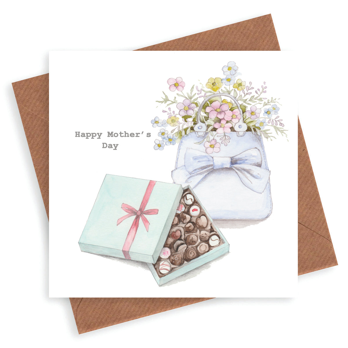 Chocolates and Bag Mother's Day Card