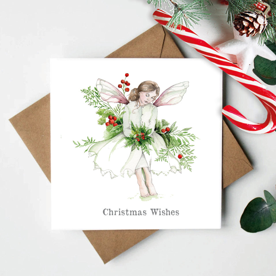 Christmas Tree Fairy Greeting Card