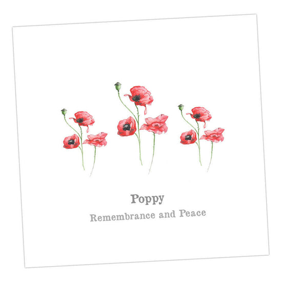 Poppies Card Greeting & Note Cards Crumble and Core   